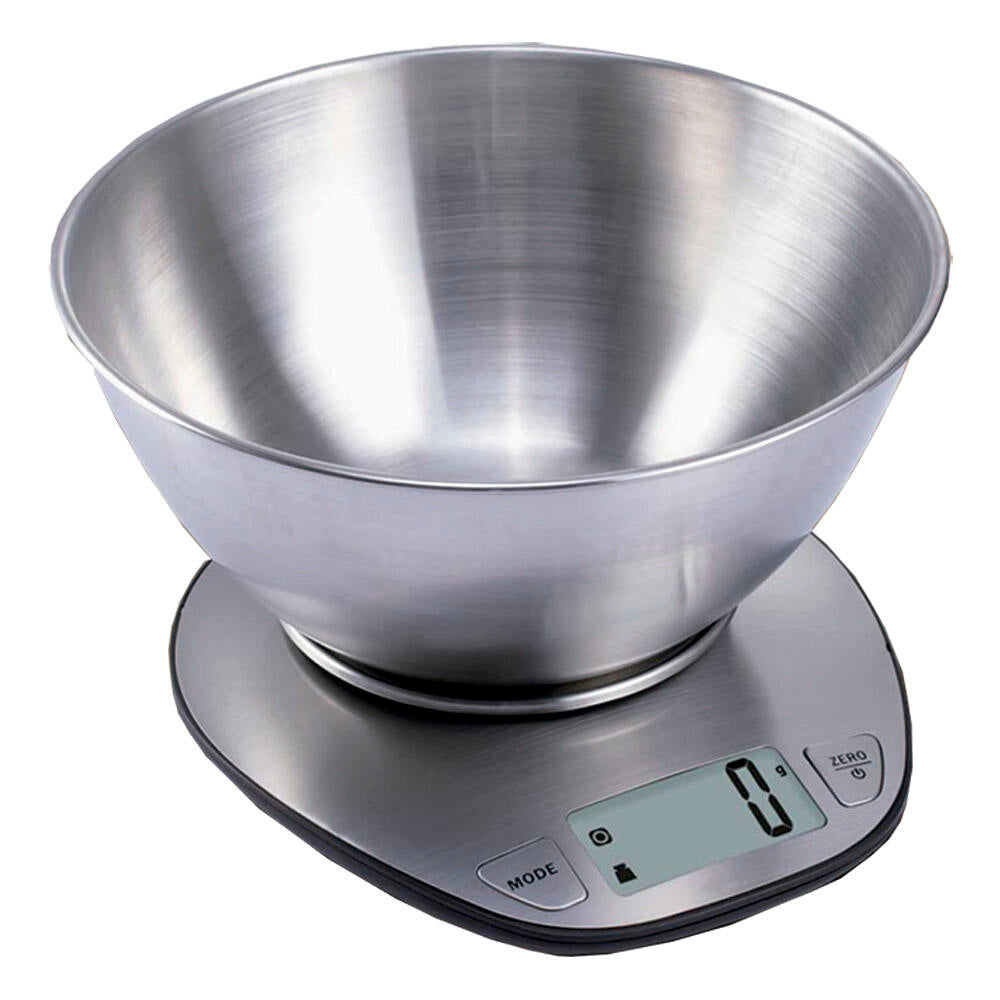 Báscula de Cocina 5 kg con Bol Inox